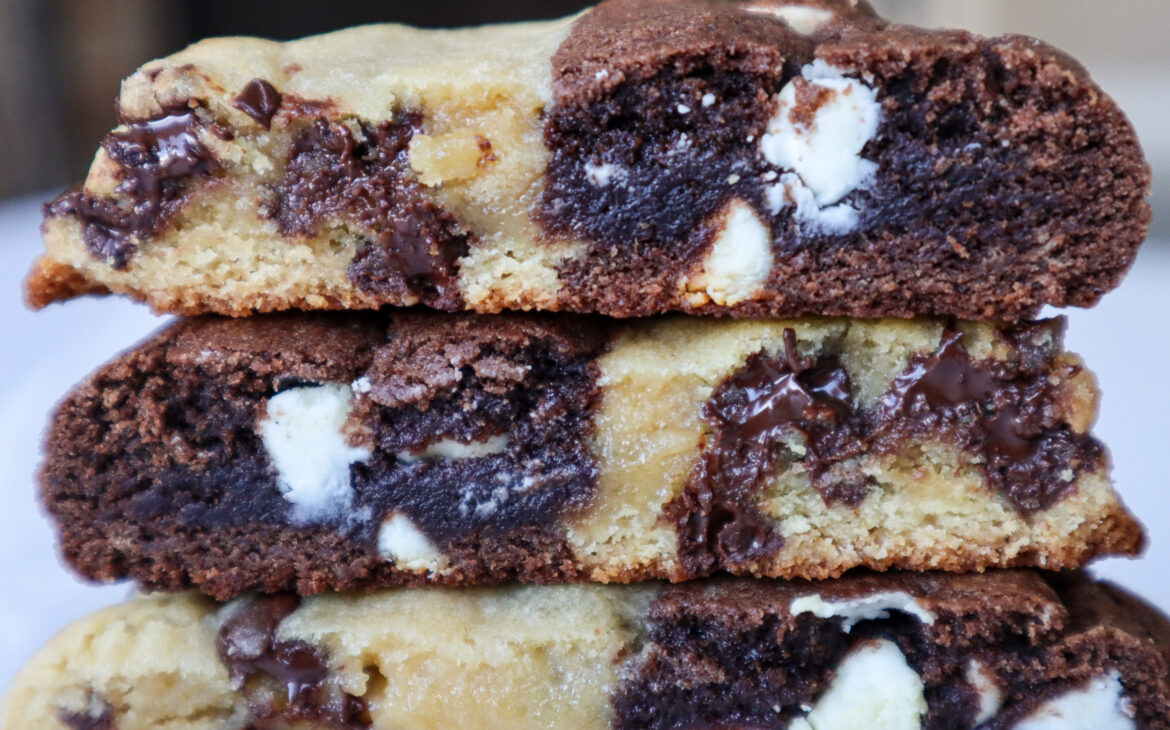 BLACK & WHITE TUXEDO COOKIES