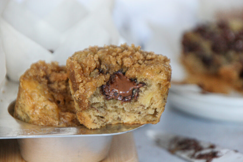 NUTELLA BANANA MUFFINS