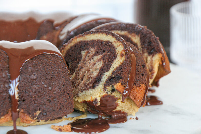 MARBLE BUNDT CAKE