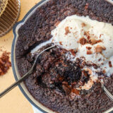 MOLTEN LAVA ESPRESSO BROWNIE PUDDING