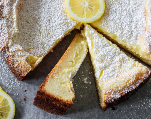 lemon bar butter cake