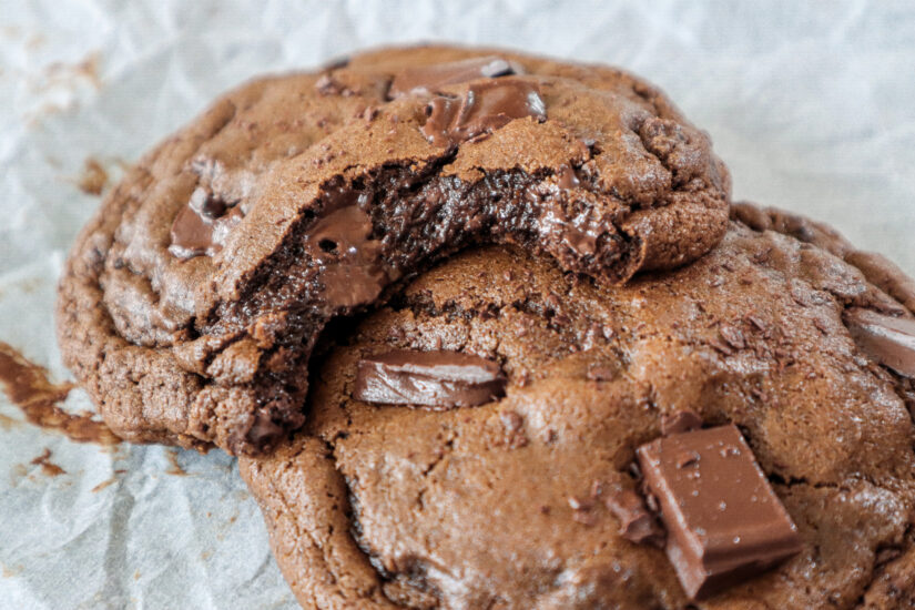 DOUBLE CHOCOLATE CHIP COOKIE FOR TWO (SMALL BATCH)