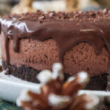 TRIPLE CHOCOLATE MOUSSE CAKE